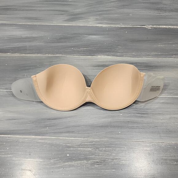 Fashion Forms Bra Go Bare Backless Strapless Adhesive Straps Nude D Cups - Picture 2 of 10